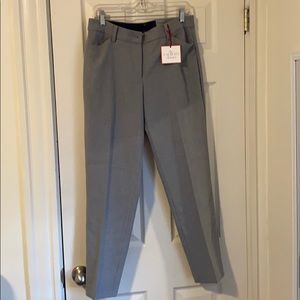 NWT Talbots Gray Hampshire Ankle Pants 10